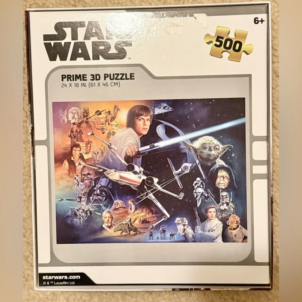 Star Wars Puzzle - Blue, Black, White, Red